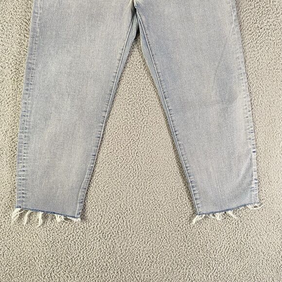 Levis Made & Crafted Barrel Crop Jeans Womens 26 (29x24) Blue Light Wide Tapered - Picture 3 of 16